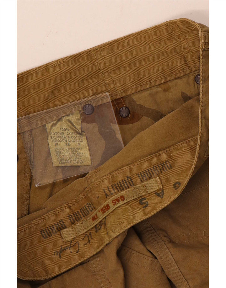 Pantaloncini casual da uomo Gas W30 cotone beige medio