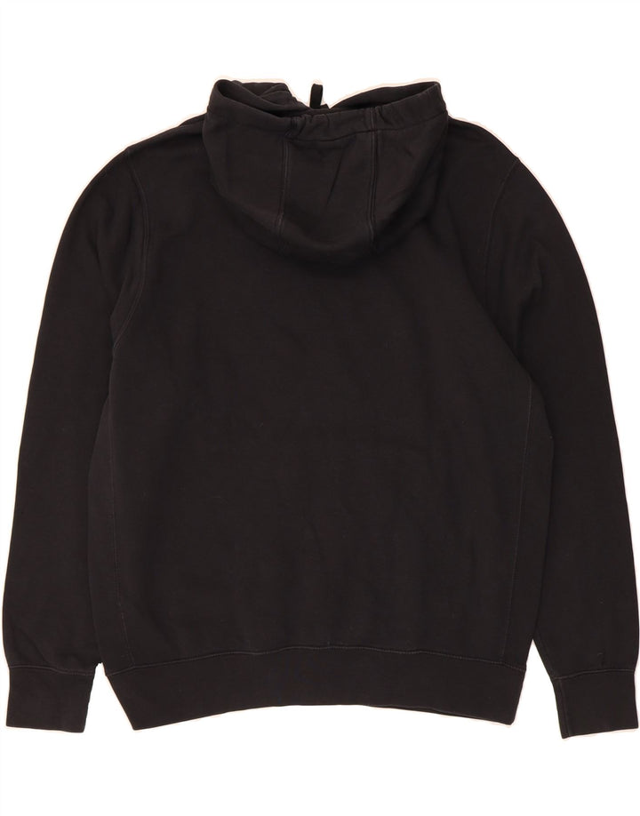 NIKE Mens Graphic Hoodie Jumper Large Black Cotton Vintage Nike and Second-Hand Nike from Messina Hembry 