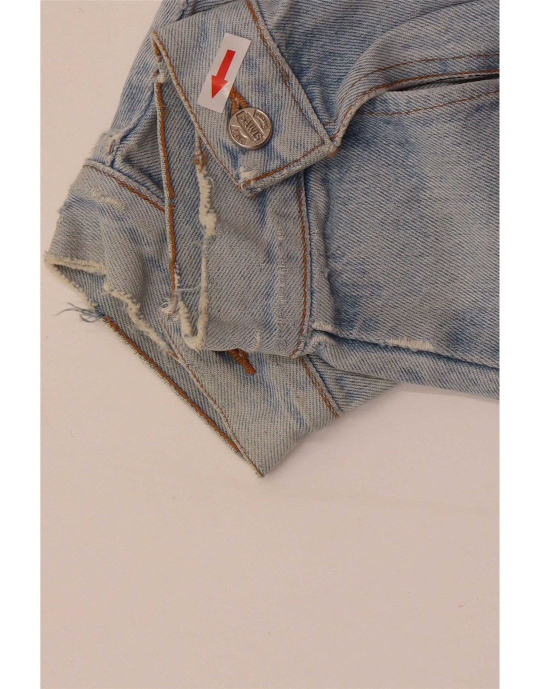 Giacca di jeans vintage da uomo UK 40 grande blu