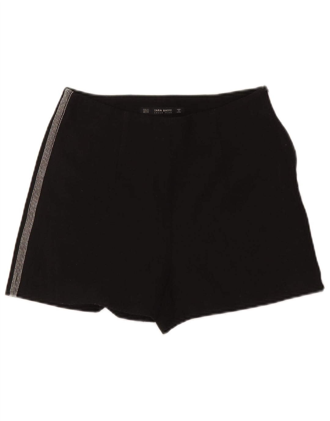 Pantaloni caldi a vita alta da donna Zara XS W24 poliestere nero
