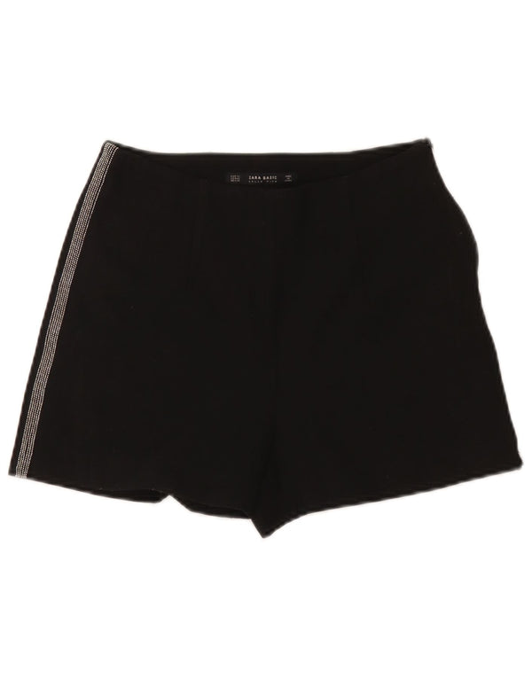 Pantaloni caldi a vita alta da donna Zara XS W24 poliestere nero