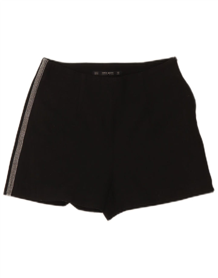 Pantaloni caldi a vita alta da donna Zara XS W24 poliestere nero