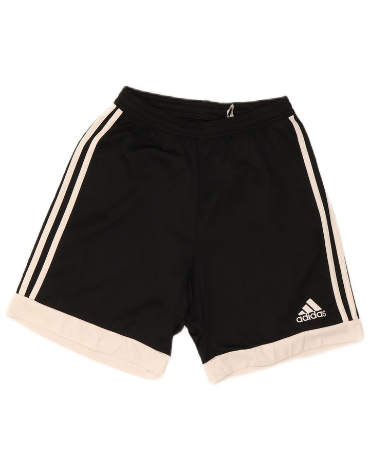 Pantaloncini sportivi Adidas Climacool da uomo piccoli in poliestere color block nero