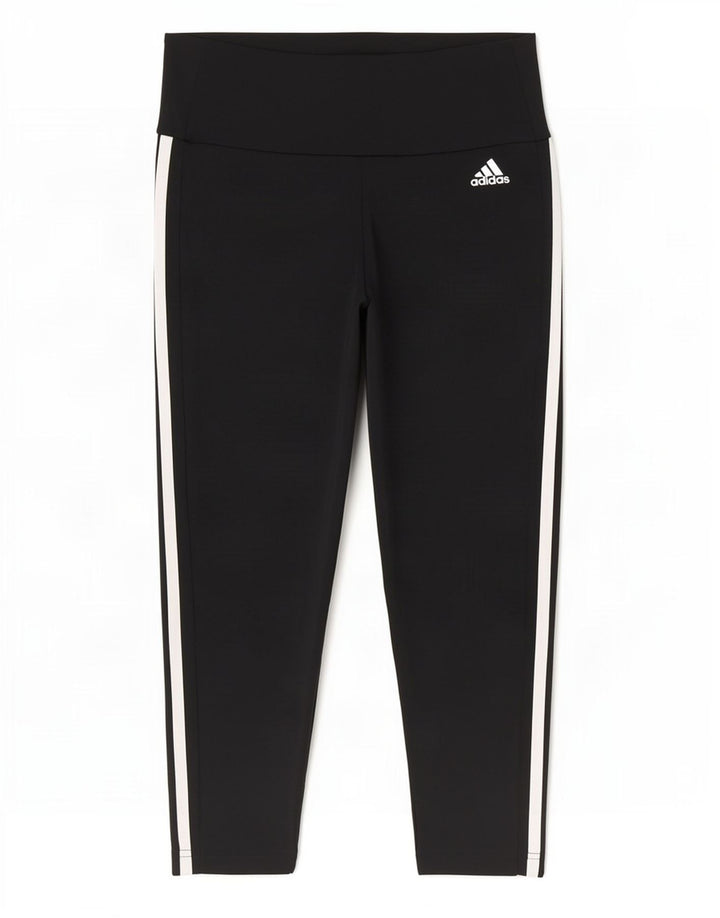 Leggings Adidas Aeroready Capri da donna UK 8/10 Small Poliestere nero