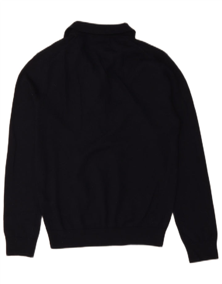 Maglione Zara da uomo con collo alto piccolo blu navy