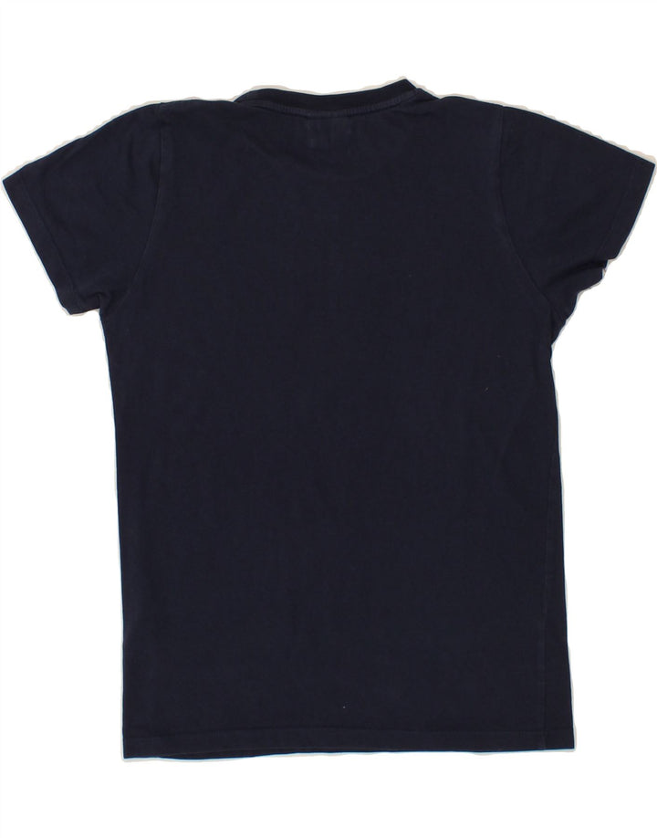 ELLESSE Boys Graphic T-Shirt Top 8-9 Years Navy Blue Cotton Vintage Ellesse and Second-Hand Ellesse from Messina Hembry 