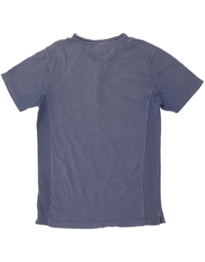 T-shirt da uomo Lerros Top in cotone blu medio