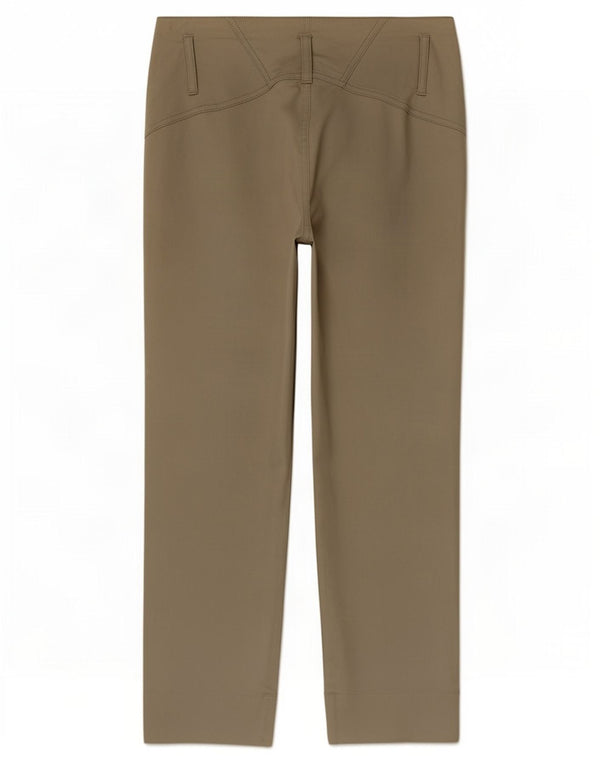 Pantaloni Casual Dritti Donna Trussardi IT 46 Large W32 L30 Grigio