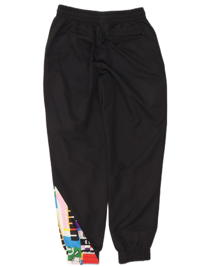 Pantaloni da tuta con grafica PUMA da uomo Joggers piccoli in poliestere nero