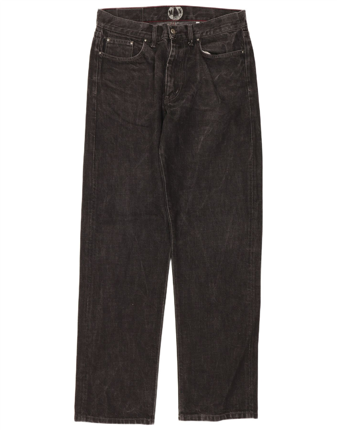 Jeans dritti da uomo Murphy & Nye W34 L33 cotone nero