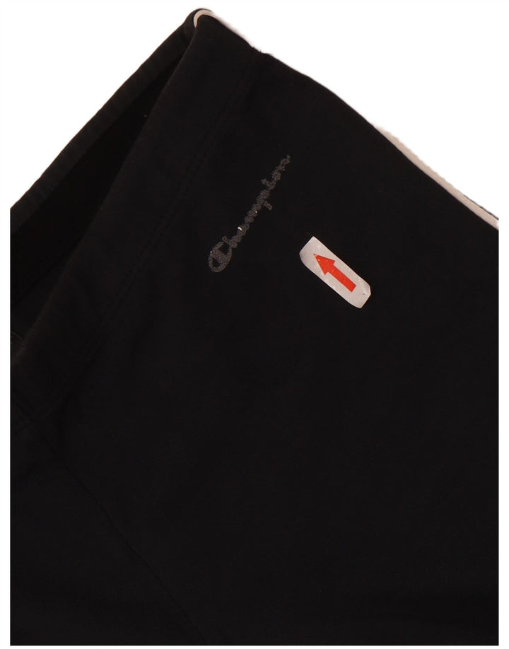 Pantaloni da tuta da donna Champion UK 8 piccoli in cotone nero