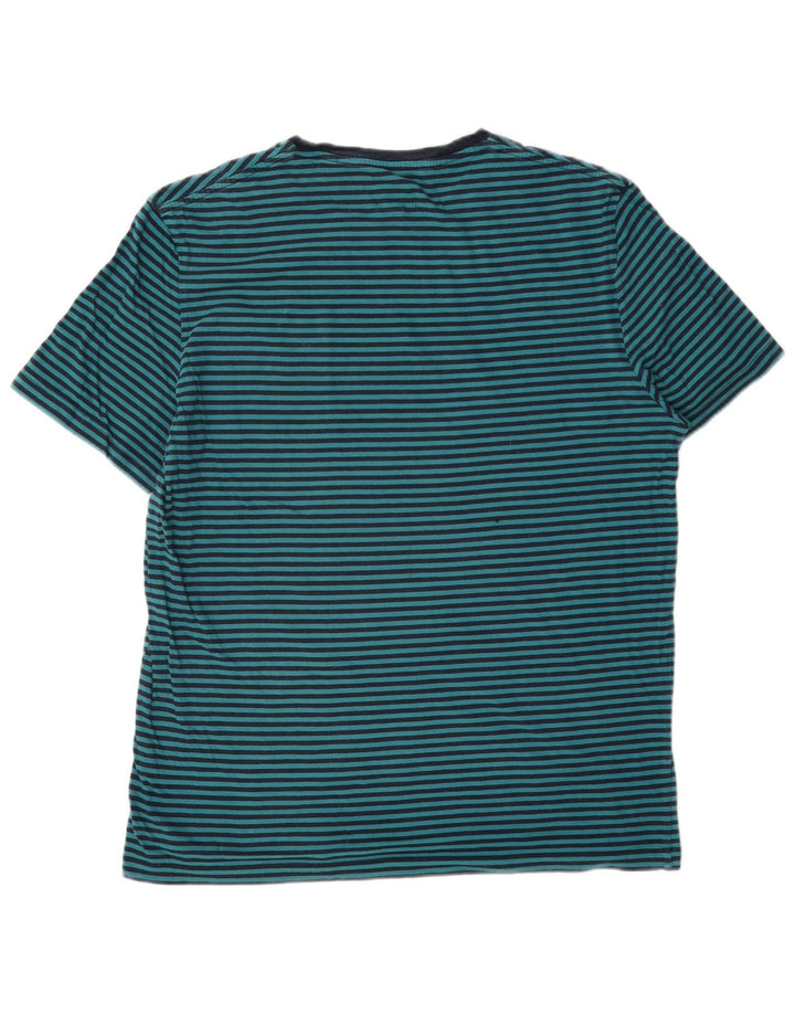 T-shirt da uomo Jack Wills Top in cotone gessato blu medio