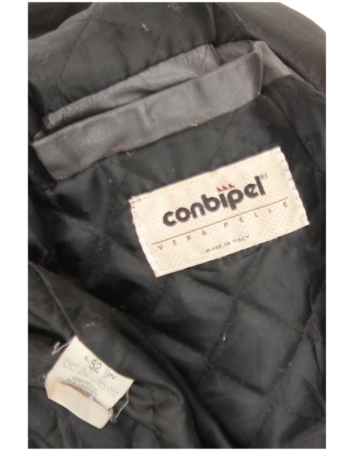 Giacca Pelle Uomo Conbipel IT 52 Large Pelle Grigia