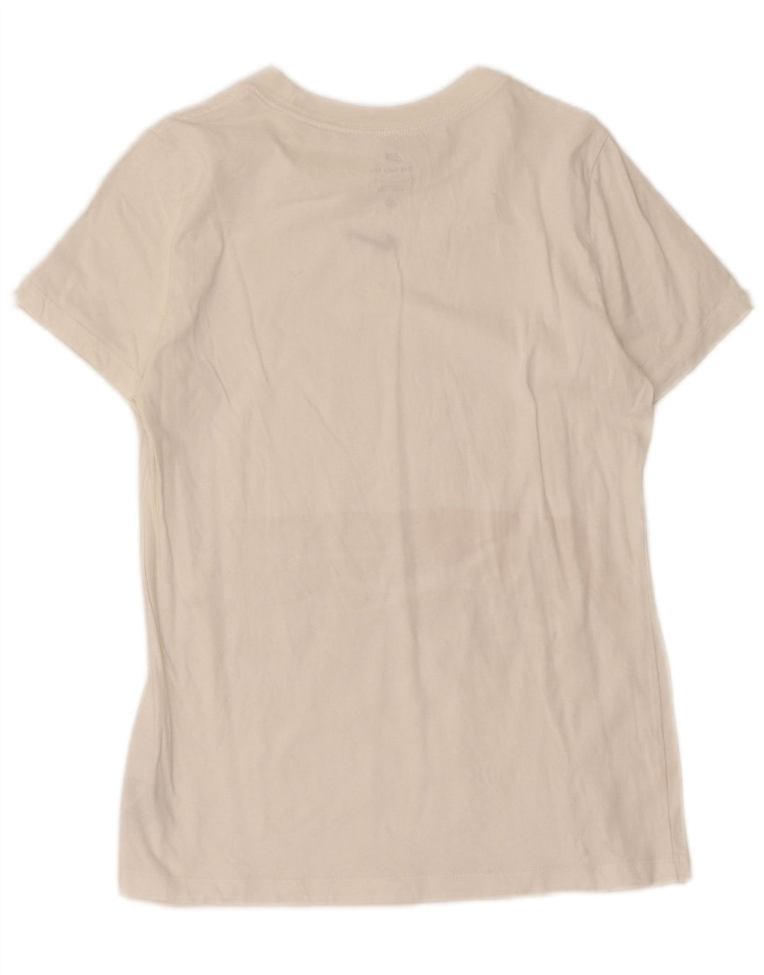 T-shirt da donna Nike Top UK 10 piccola in cotone bianco