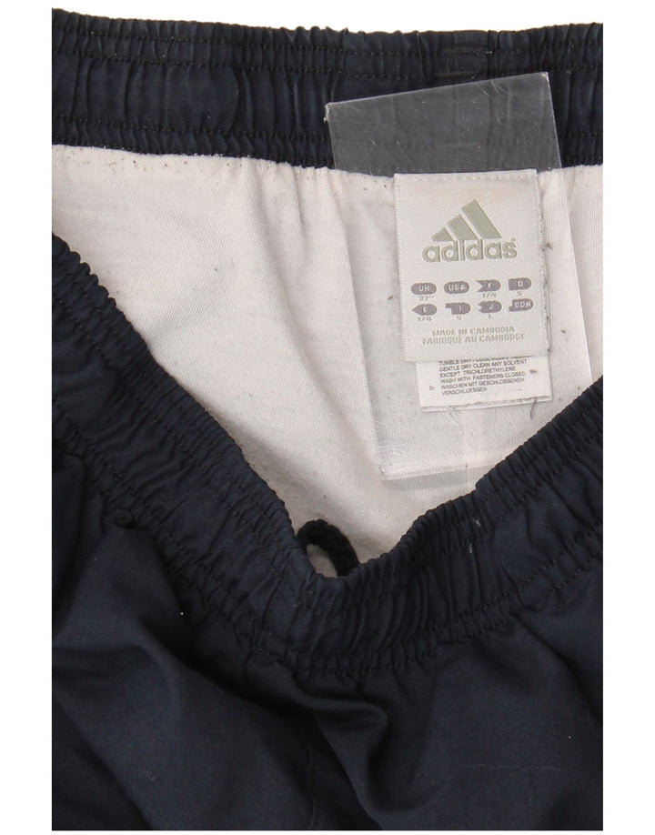 Pantaloni da tuta da uomo Adidas Joggers medi in poliestere blu navy