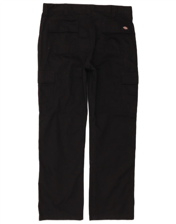 Pantaloni cargo dritti da uomo Dickies W34 L32 poliestere nero