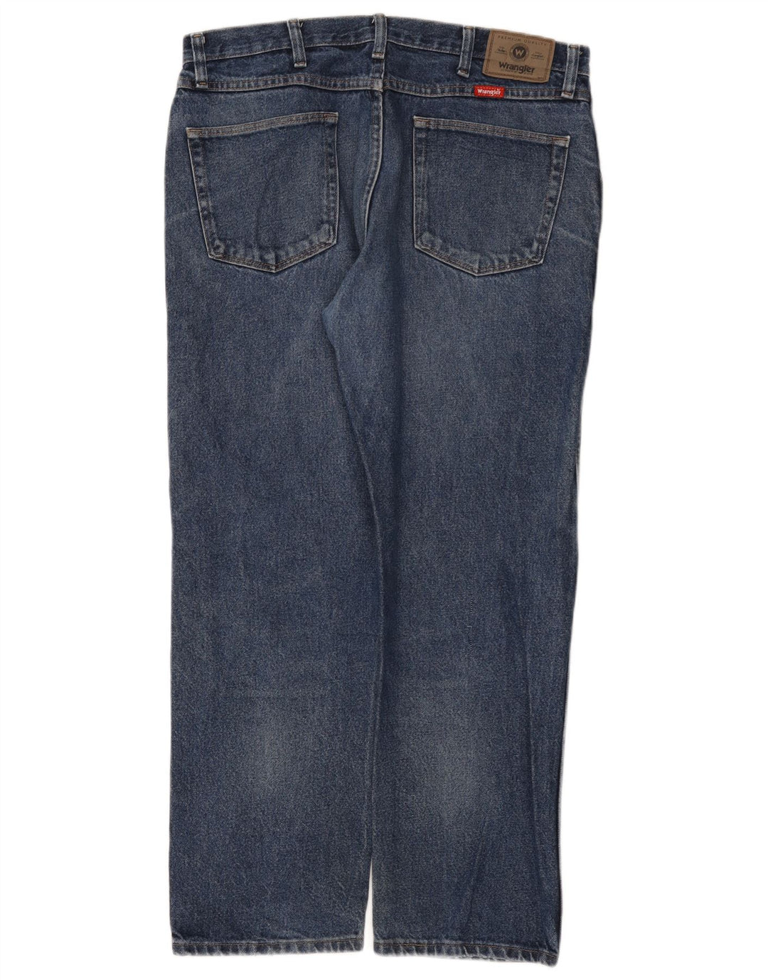 Jeans dritti da uomo Wrangler vestibilità regolare W36 L29 cotone blu