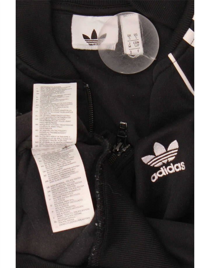 Giacca da ginnastica da uomo Adidas Small nera in poliestere