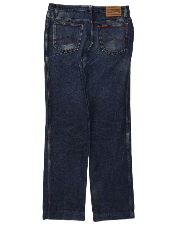 Carrera Mens Straight Jeans IT 52 XL W36 L32 Navy Blue Cotton