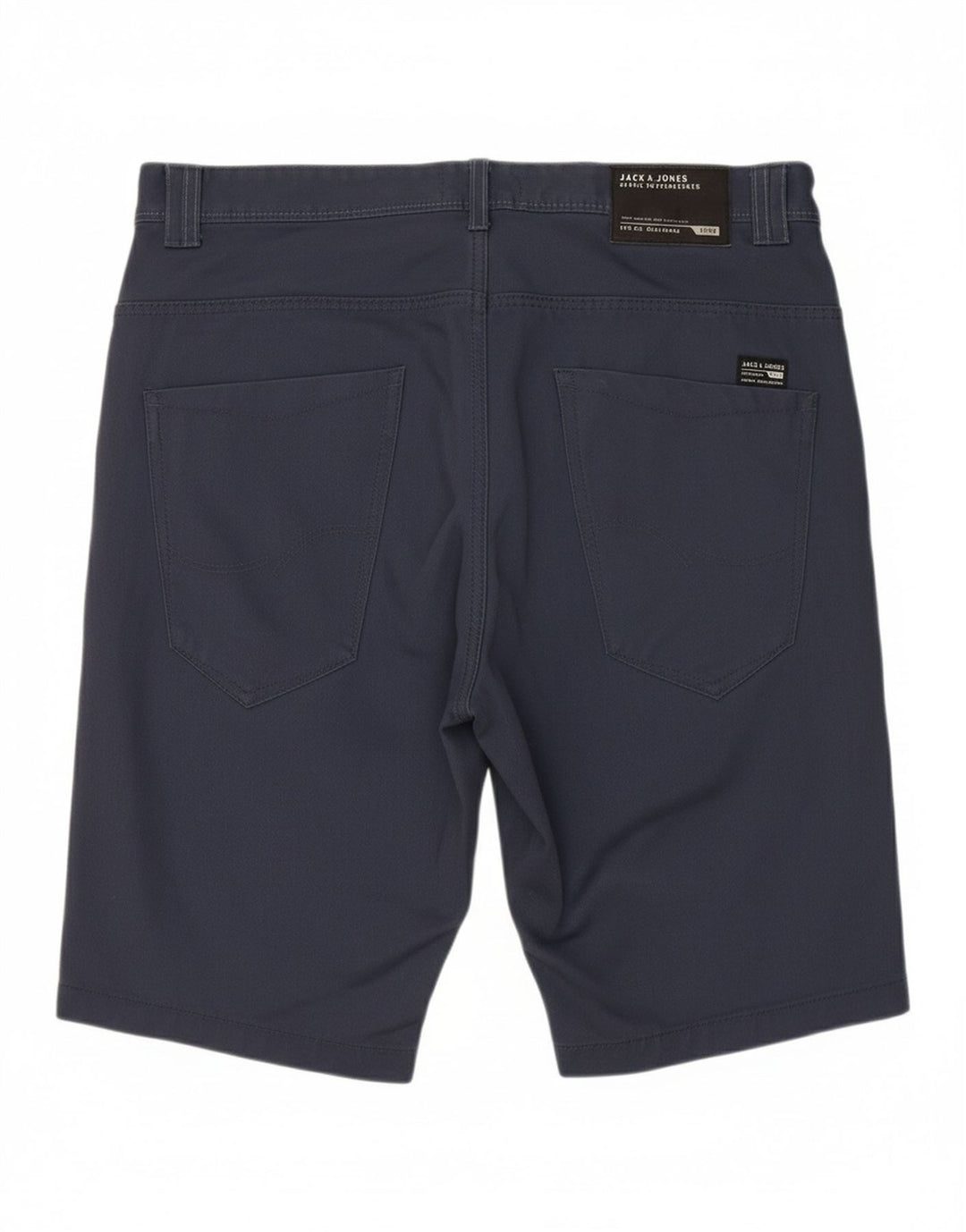 JACK & JONES Mens Casual Shorts Medium W32  Blue Polyester
