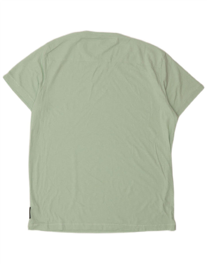 T-shirt da uomo French Connection Top grande in cotone verde