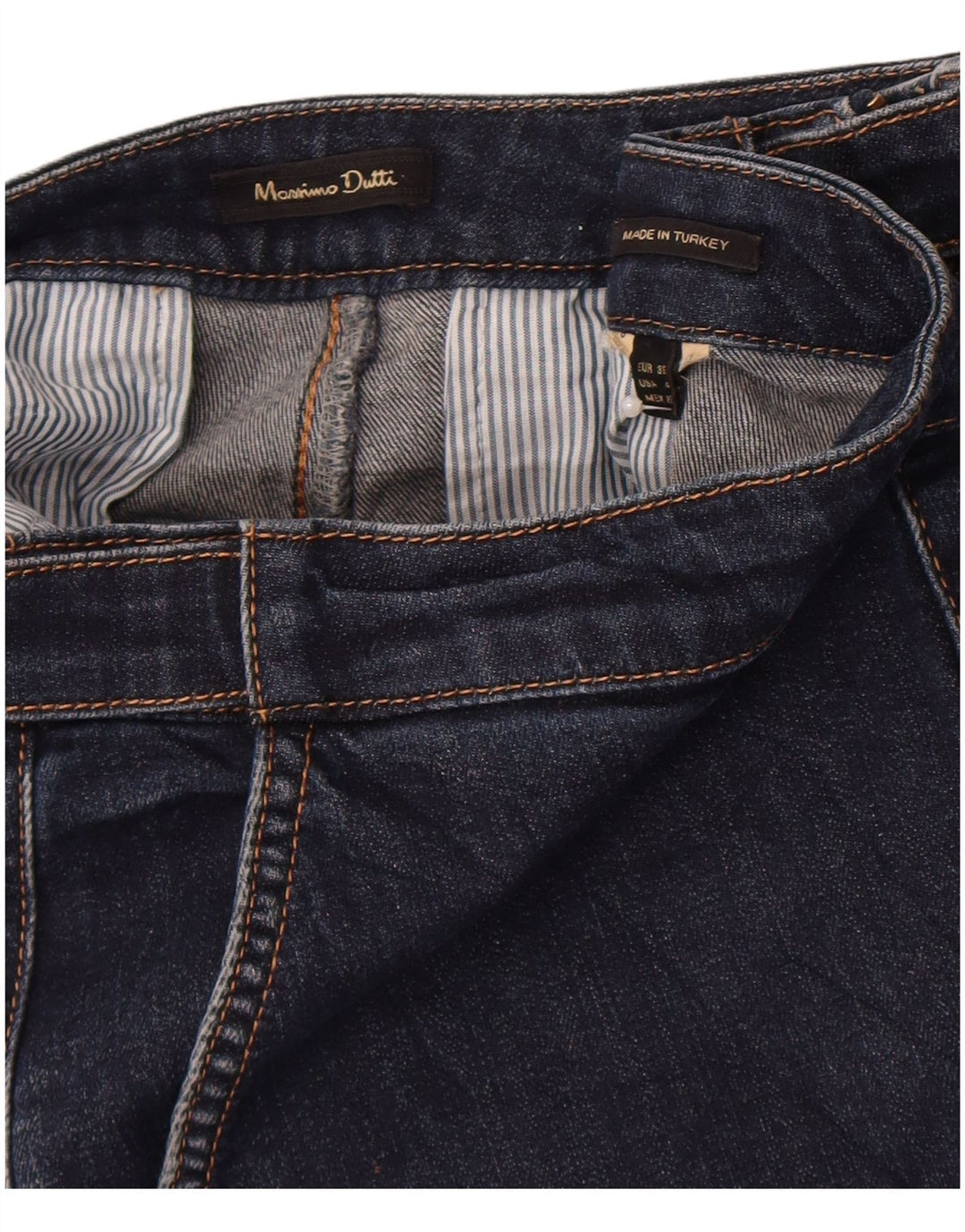 Jeans svasati da donna Massimo Dutti EU 36 XS W26 L30 Blu navy