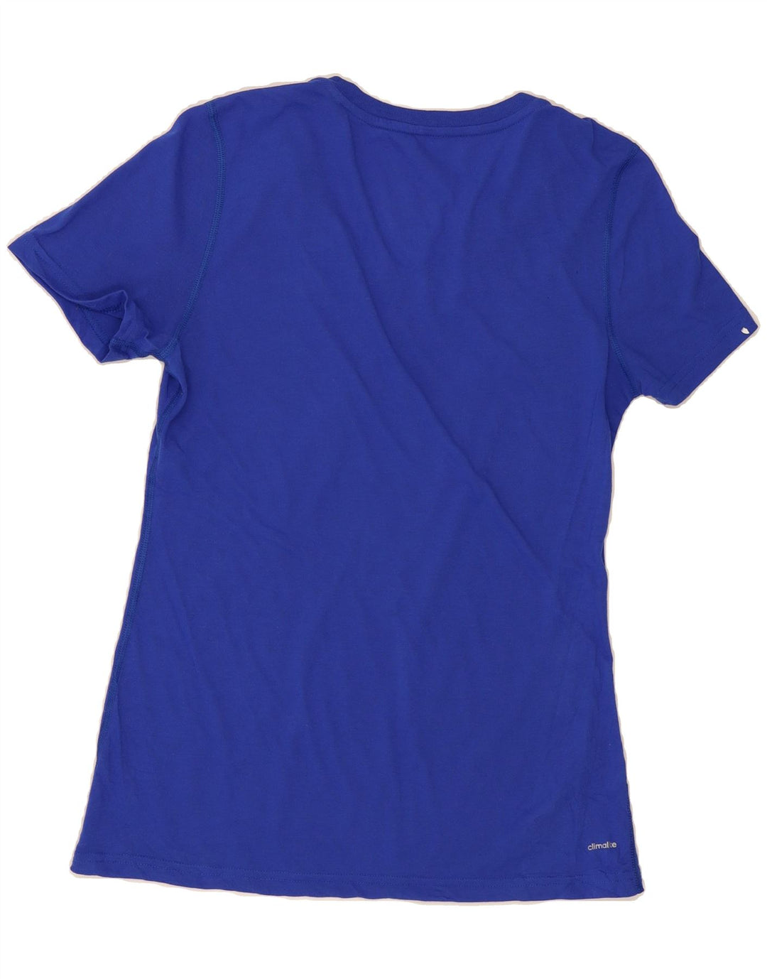 ADIDAS Womens Climalite T-Shirt Top UK 10 Small Blue Vintage Adidas and Second-Hand Adidas from Messina Hembry 