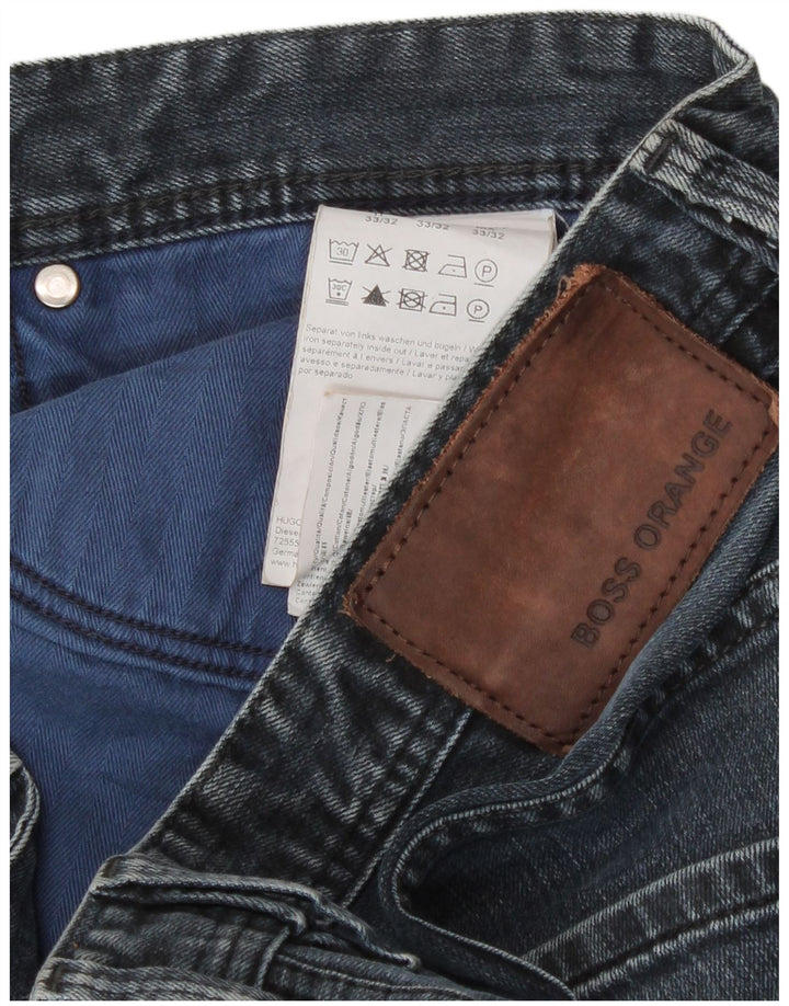 Jeans slim da donna Hugo Boss W33 L32 cotone blu