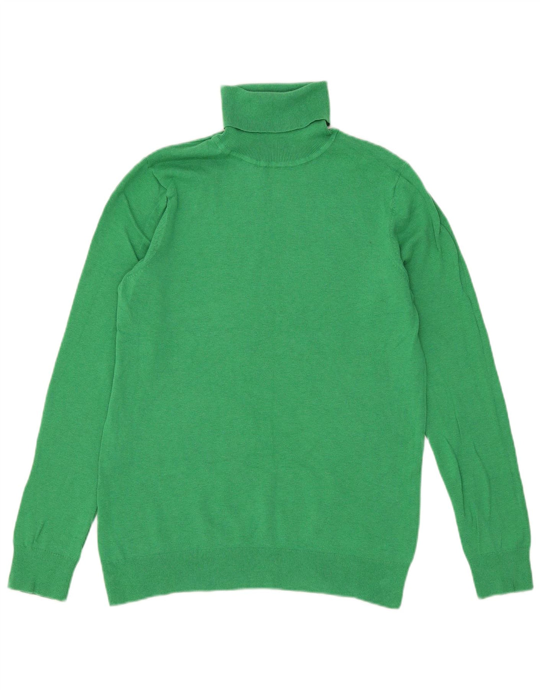 Gap Womens Roll Neck Jumper Sweater UK 16 Large Green Cotton