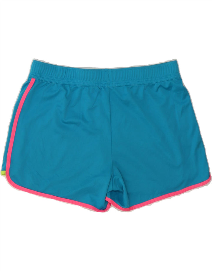 NEW BALANCE Womens Sport Shorts UK 16 Large  Blue Polyester Vintage New Balance and Second-Hand New Balance from Messina Hembry 