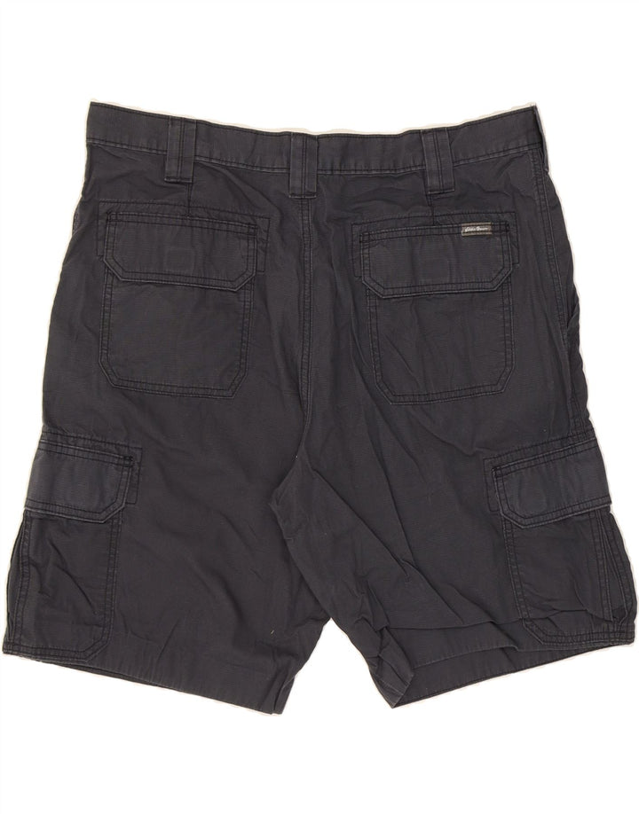 EDDIE BAUER Mens Cargo Shorts W36 Large  Black Cotton Vintage Eddie Bauer and Second-Hand Eddie Bauer from Messina Hembry 