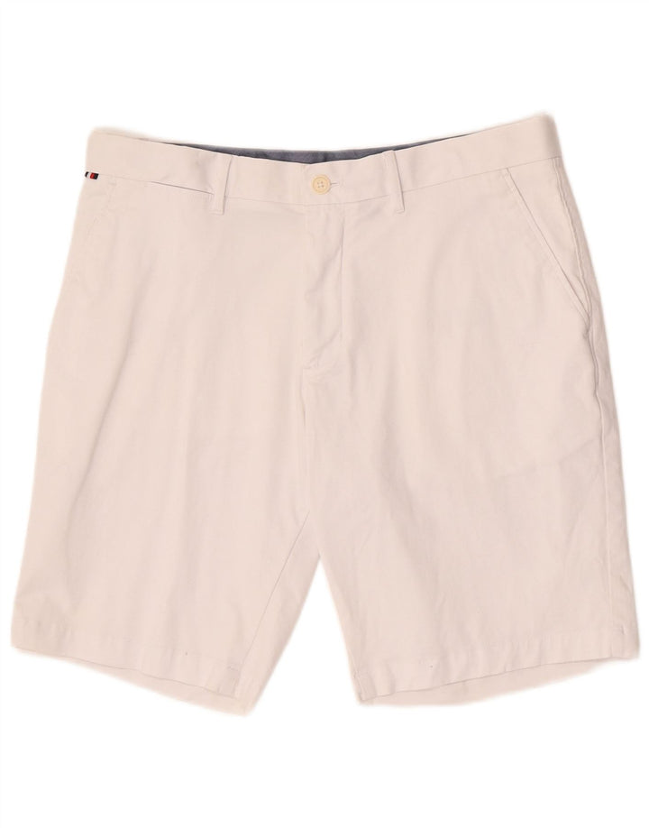 Pantaloncini chino da uomo Tommy Hilfiger W33 cotone bianco medio