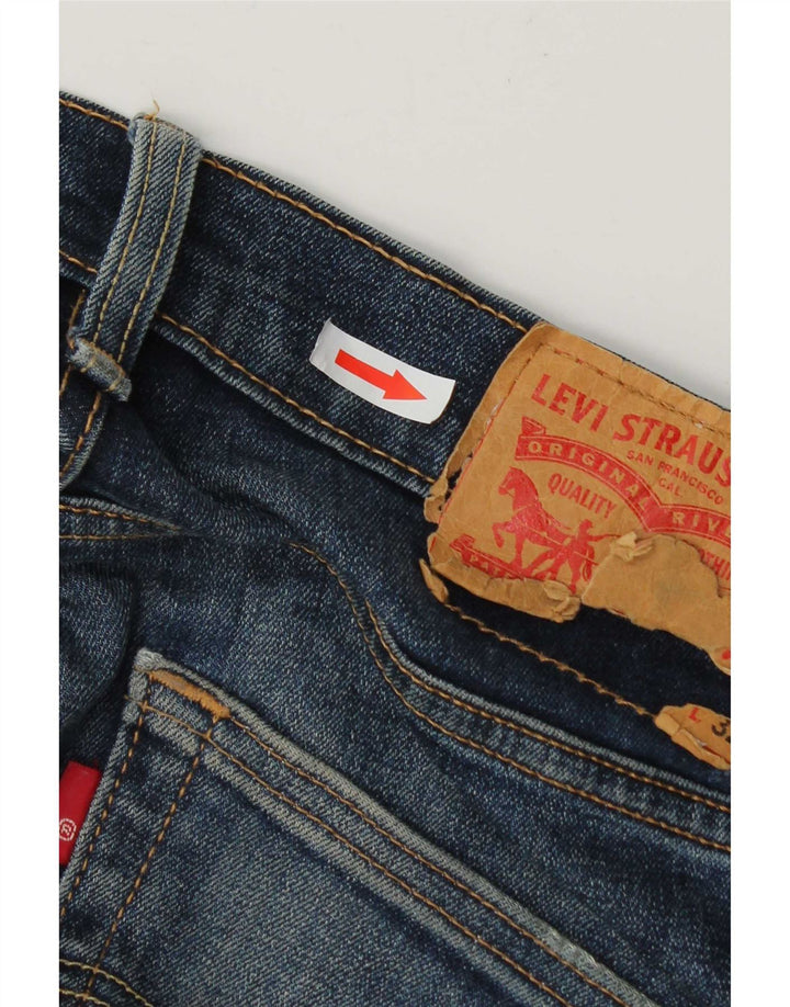Jeans slim da uomo Levi's W28 L28 cotone blu