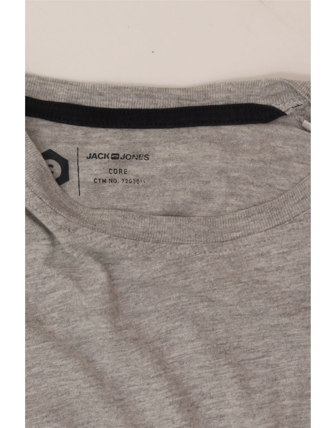 JACK & JONES Mens T-Shirt Top Medium Grey Cotton Vintage Jack & Jones and Second-Hand Jack & Jones from Messina Hembry 