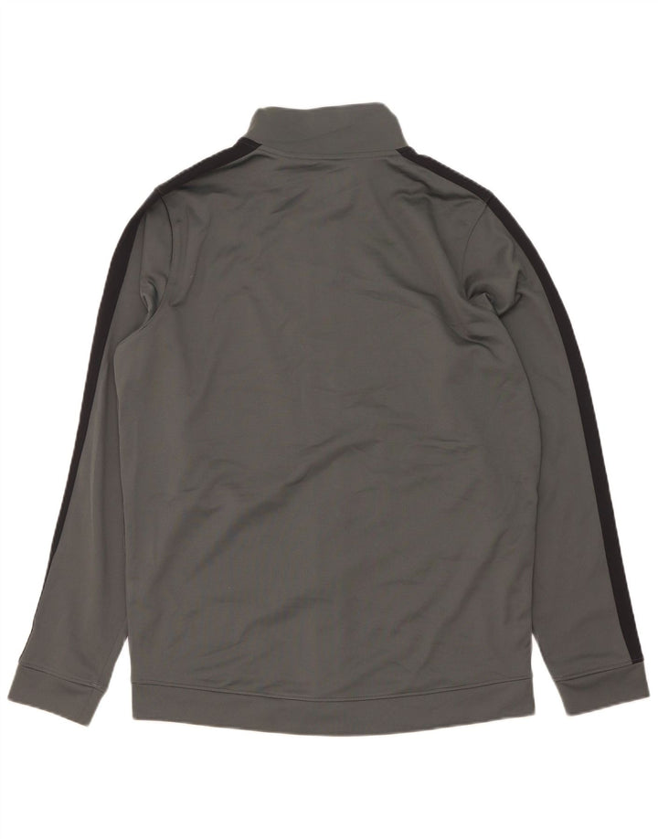 Giacca da tuta da uomo Under Armour in poliestere color block grigio medio