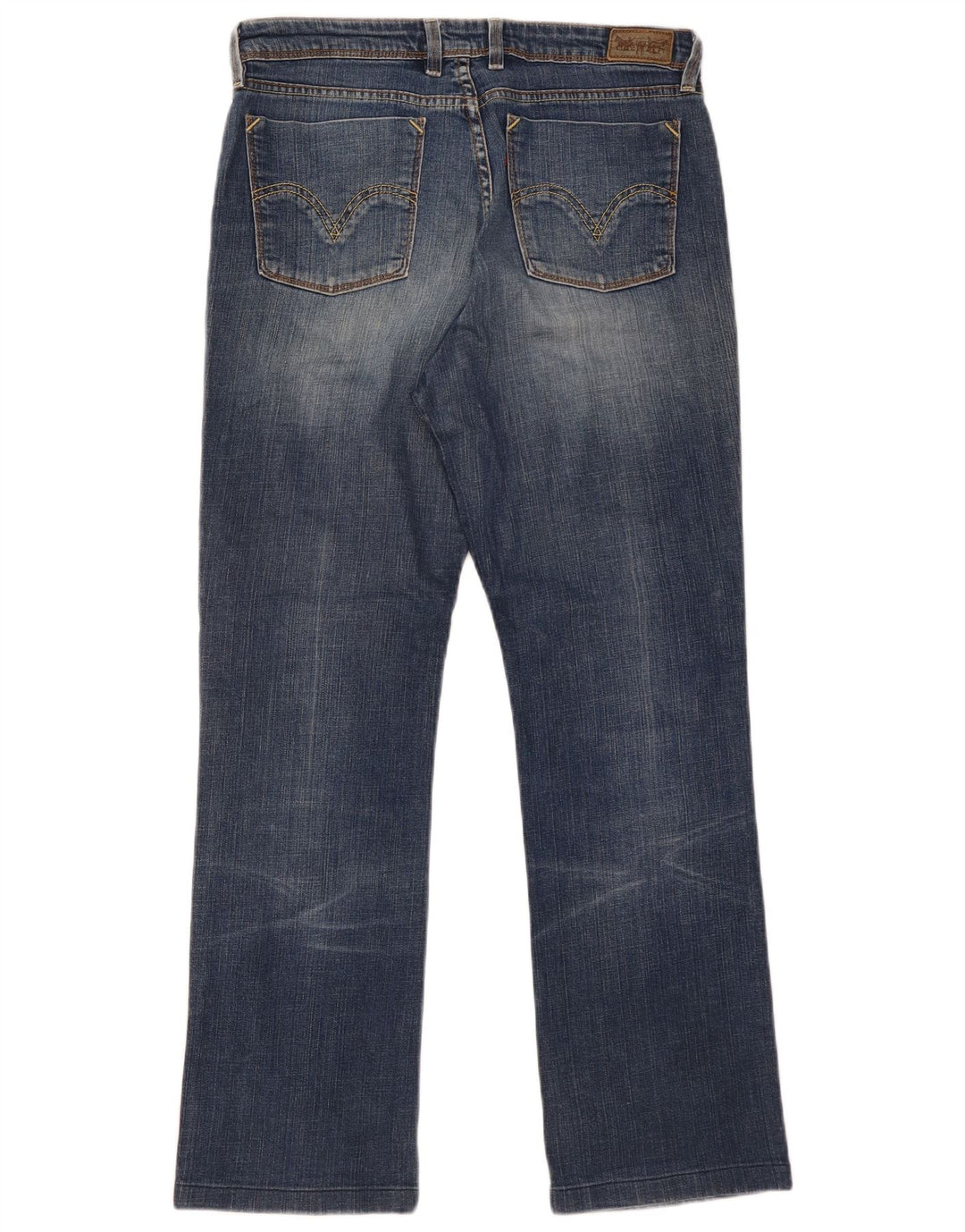 Levi's Donna 627 Jeans dritti W34 L30 Cotone blu