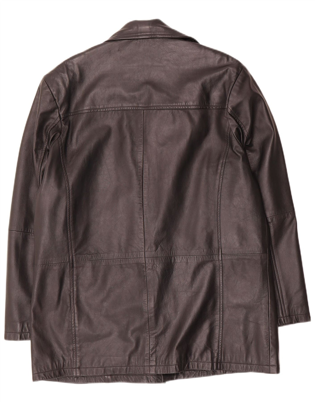 Giacca in pelle vintage da uomo UK 40 grande nera