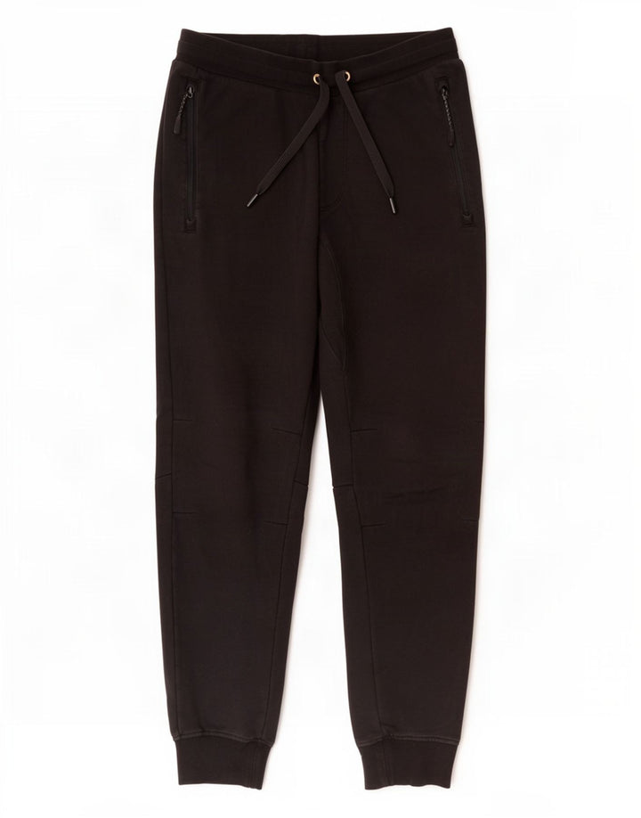 Armani Exchange Pantaloni da tuta da uomo Joggers piccoli in cotone nero