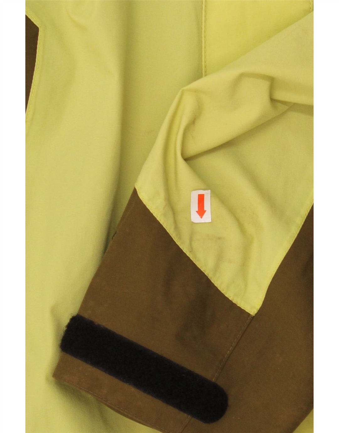 JACK WOLFSKIN Womens Rain Jacket UK 12 Medium Green Colourblock Polyamide Vintage Jack Wolfskin and Second-Hand Jack Wolfskin from Messina Hembry 