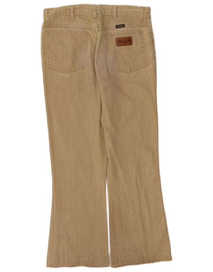 Jeans Bootcut da uomo Wrangler W31 L27 cotone beige