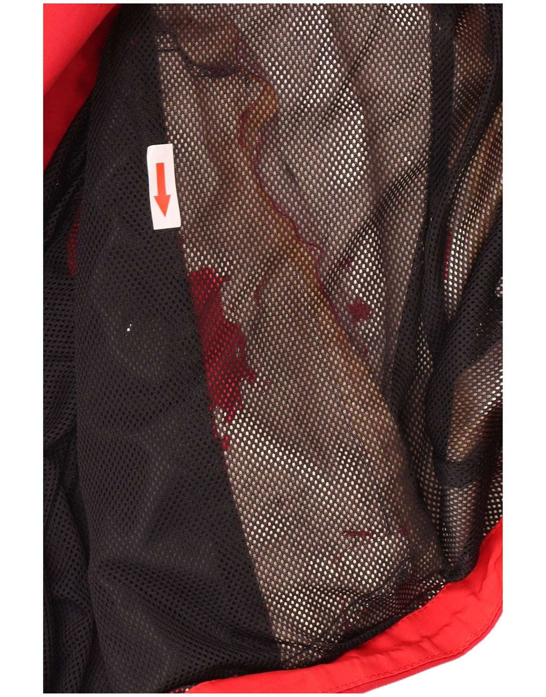 Giacca antipioggia con cappuccio da donna Jack Wolfskin UK 22/24 2XL Rossa
