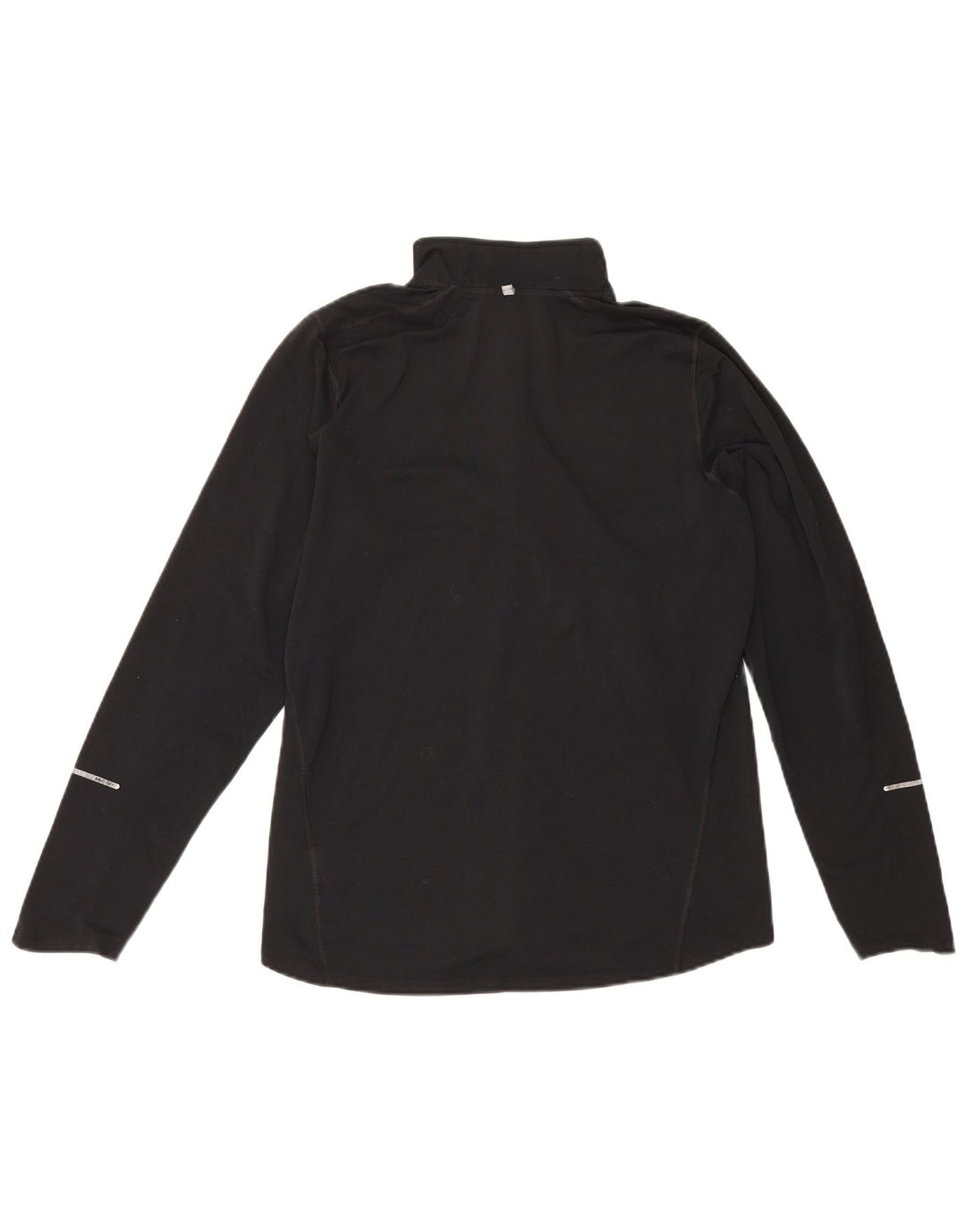 Maglia da tuta Nike Dri Fit con zip e collo pullover da uomo, poliestere nero medio
