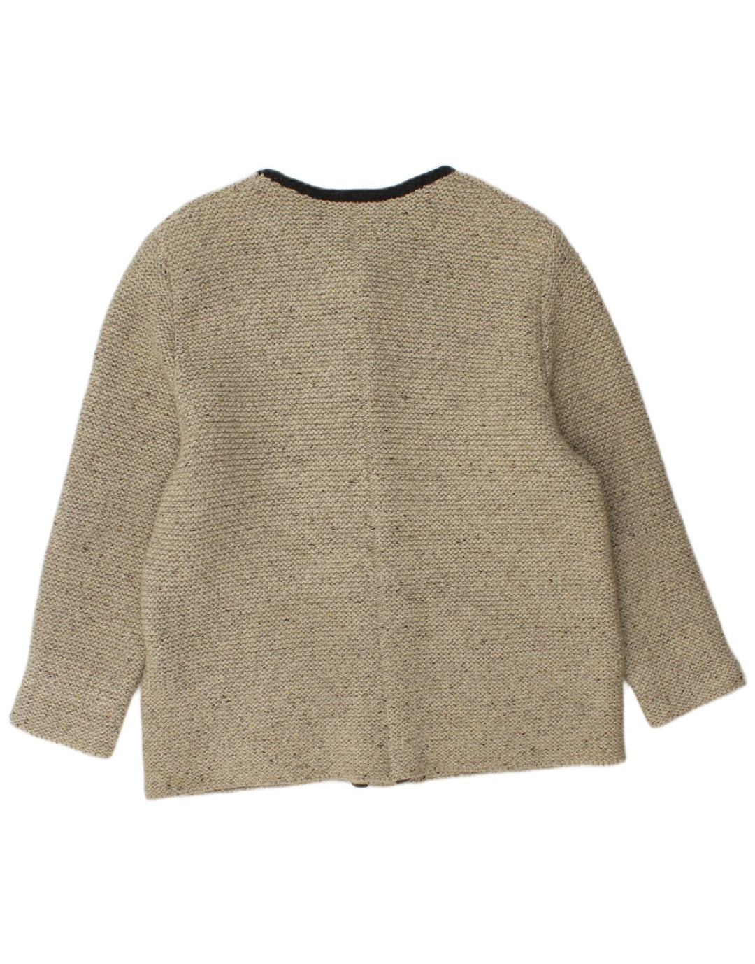 Maglione cardigan da donna Lindbergh IT 48 XL Lana vergine screziata grigia