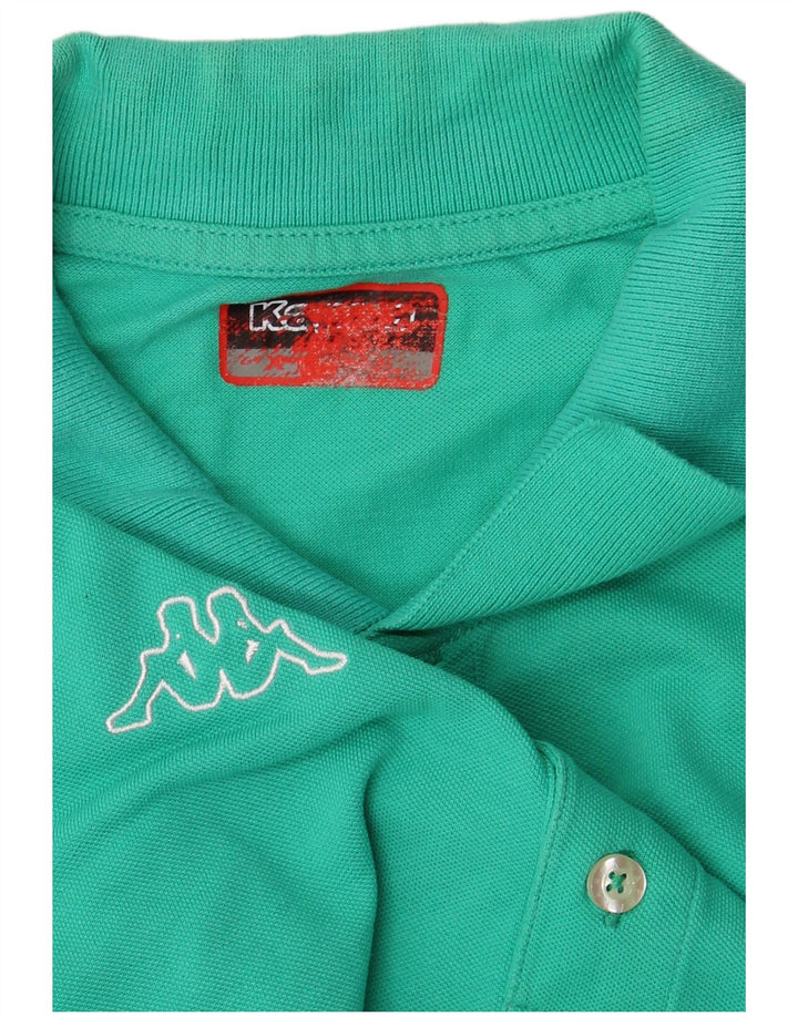Polo Kappa da uomo grande verde