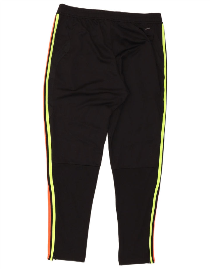 Pantaloni da tuta da uomo Adidas Large neri in poliestere