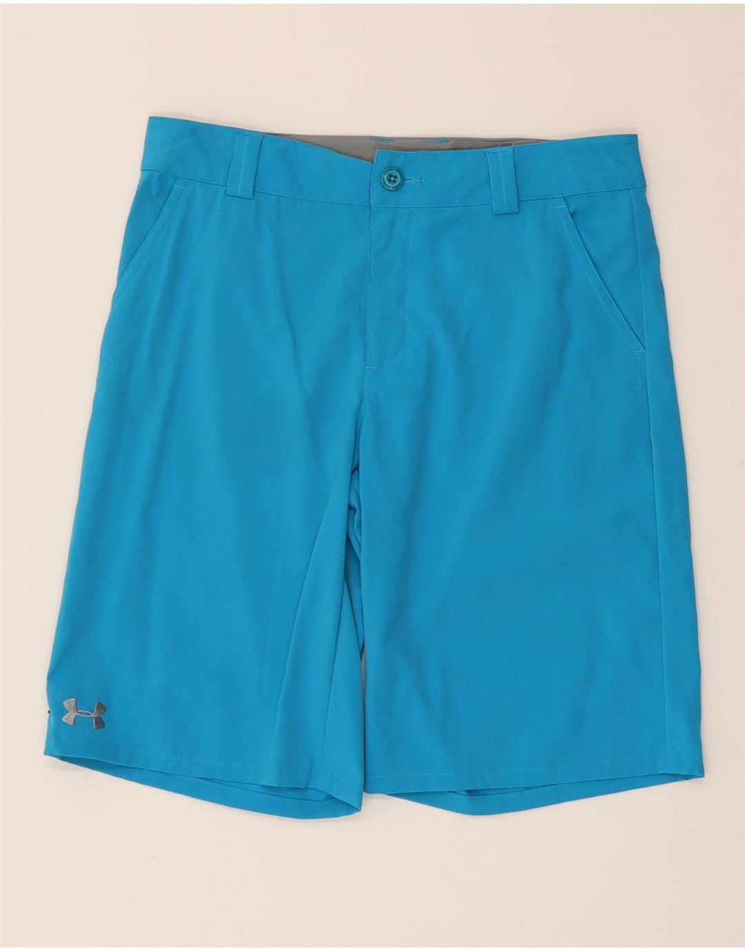 Pantaloncini chino da ragazzo Under Armour 11-12 anni Large W30 poliestere blu