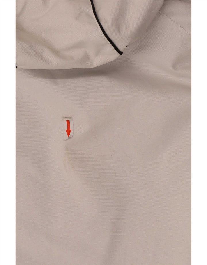 Giacca imbottita con cappuccio da donna Brugi UK 14 Medium White Poliammide