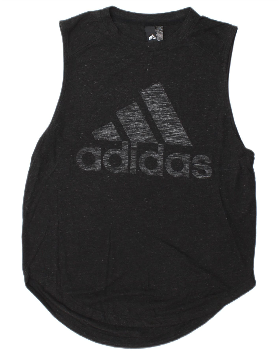 Canotta grafica da uomo Adidas Top in rayon chiazzato nero piccolo