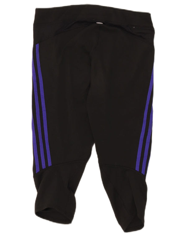 Leggings Adidas Climalite Capri da donna UK 14 poliestere nero medio