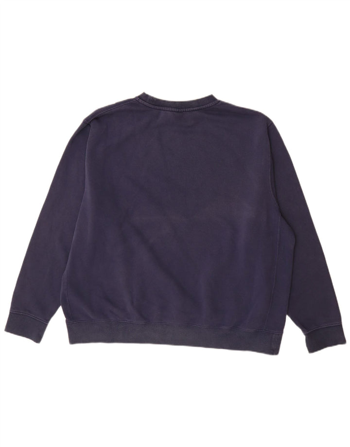 Felpa Nike Uomo Maglione XL Blu Navy Cotone